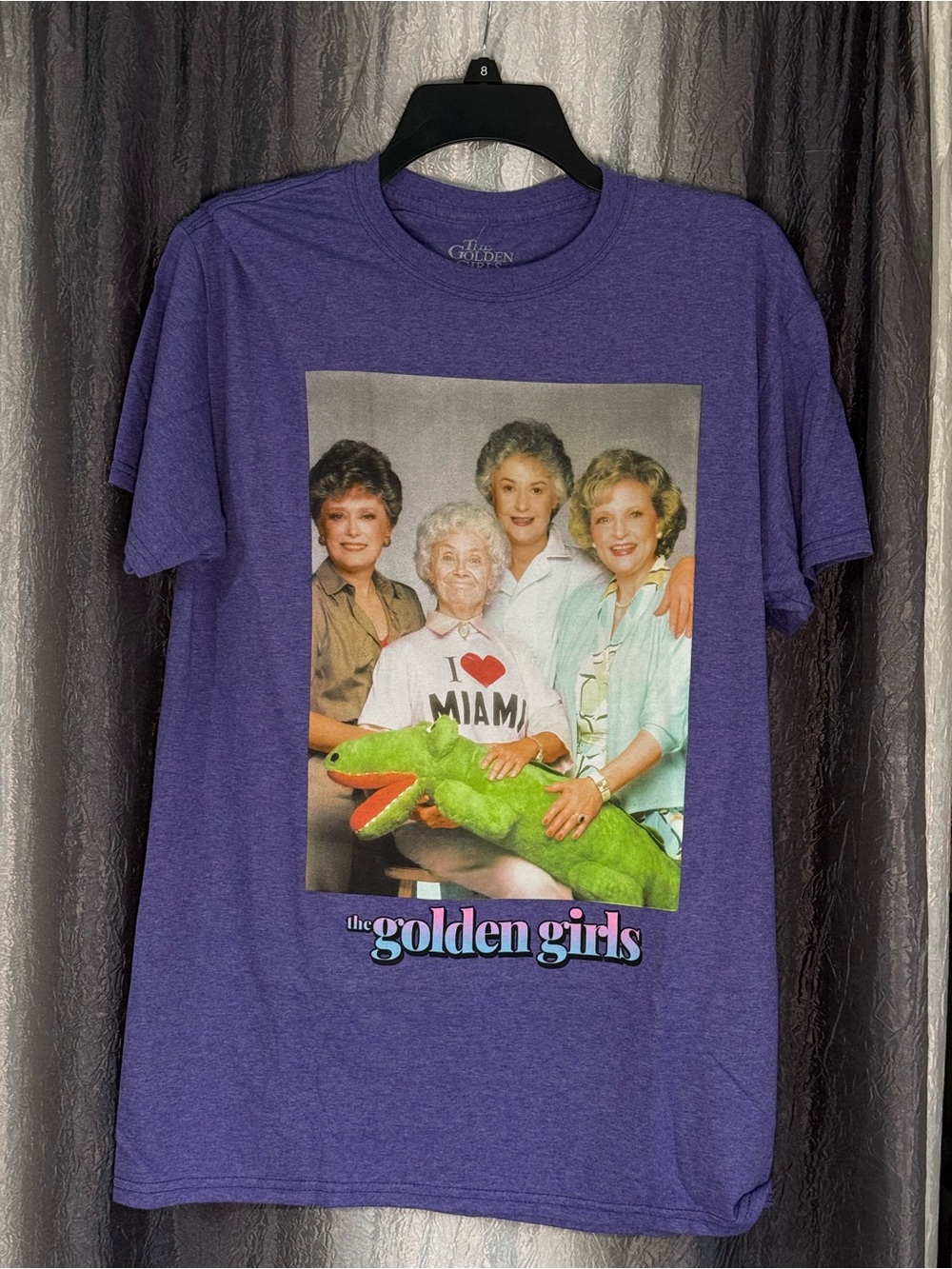 Purple The Golden Girls Graphic Short Sleeve Tee